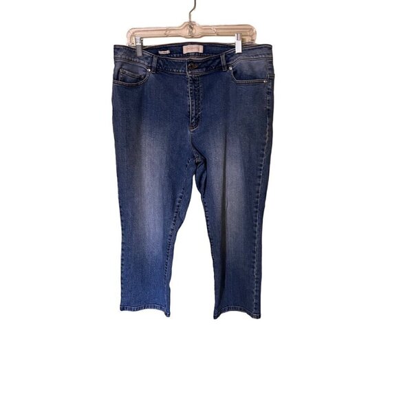 Talbots Signature Mid-Rise Blue Denim Jeans‎ Size 16 plus size - Picture 1 of 10
